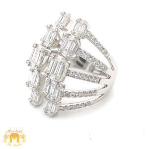 VVS/vs high clarity diamonds set in a 18k White Gold Ladies Ring (VVS diamonds)