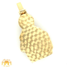 Load image into Gallery viewer, 14k Gold 3D Virgin Mary Diamond Pendant