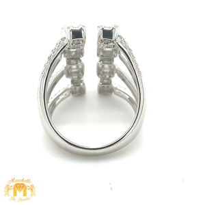 VVS/vs high clarity diamonds set in a 18k White Gold Ladies Ring (VVS diamonds)