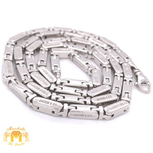 Load image into Gallery viewer, 18k White Gold Jacob &amp; Co. Solid Chain