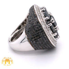 Load image into Gallery viewer, 9.9ct Black Diamond and White Gold XL P.I.M.P. Ring