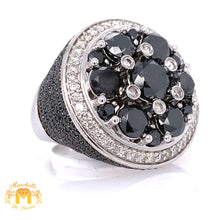 Load image into Gallery viewer, 9.9ct Black Diamond and White Gold XL P.I.M.P. Ring