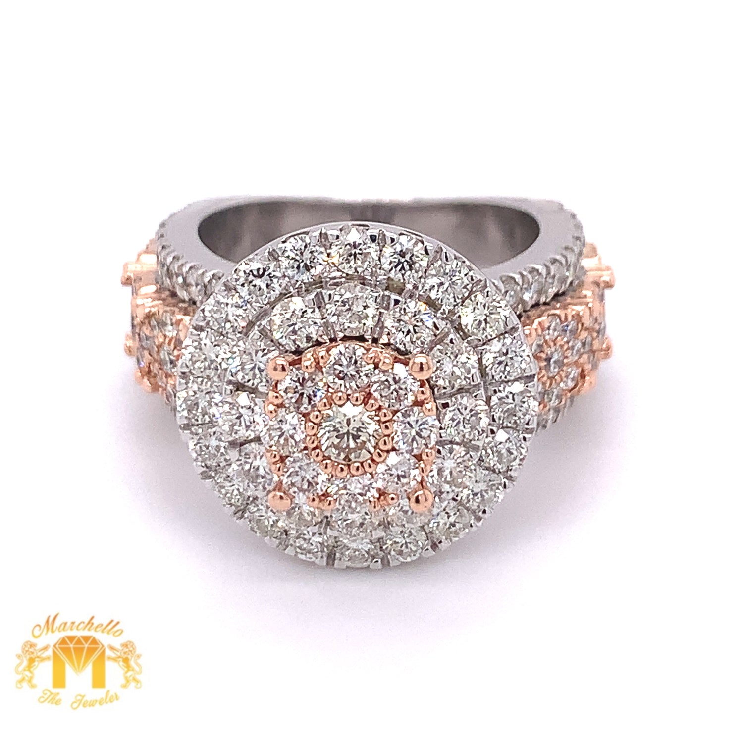 4.42ct Diamond and 14k Gold Monster 