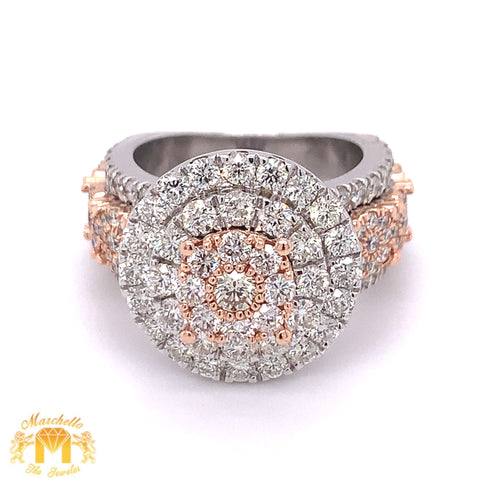 4.42ct Diamond and 14k Gold Monster #16 Ring