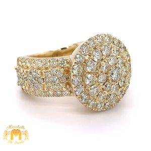 4.42ct Diamond and 14k Gold Monster #16 Ring