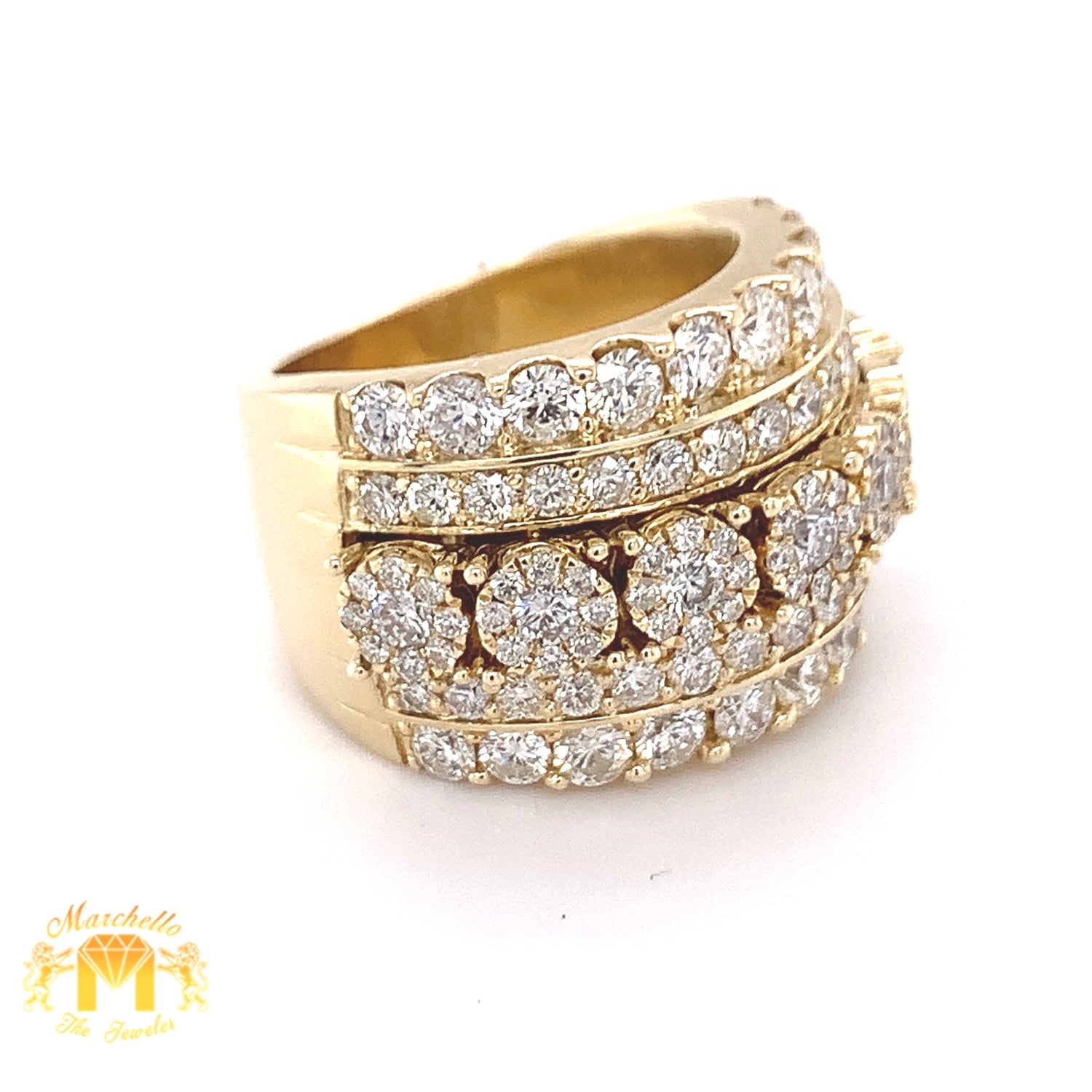 4.5ct Diamond and 14k Gold Monster 