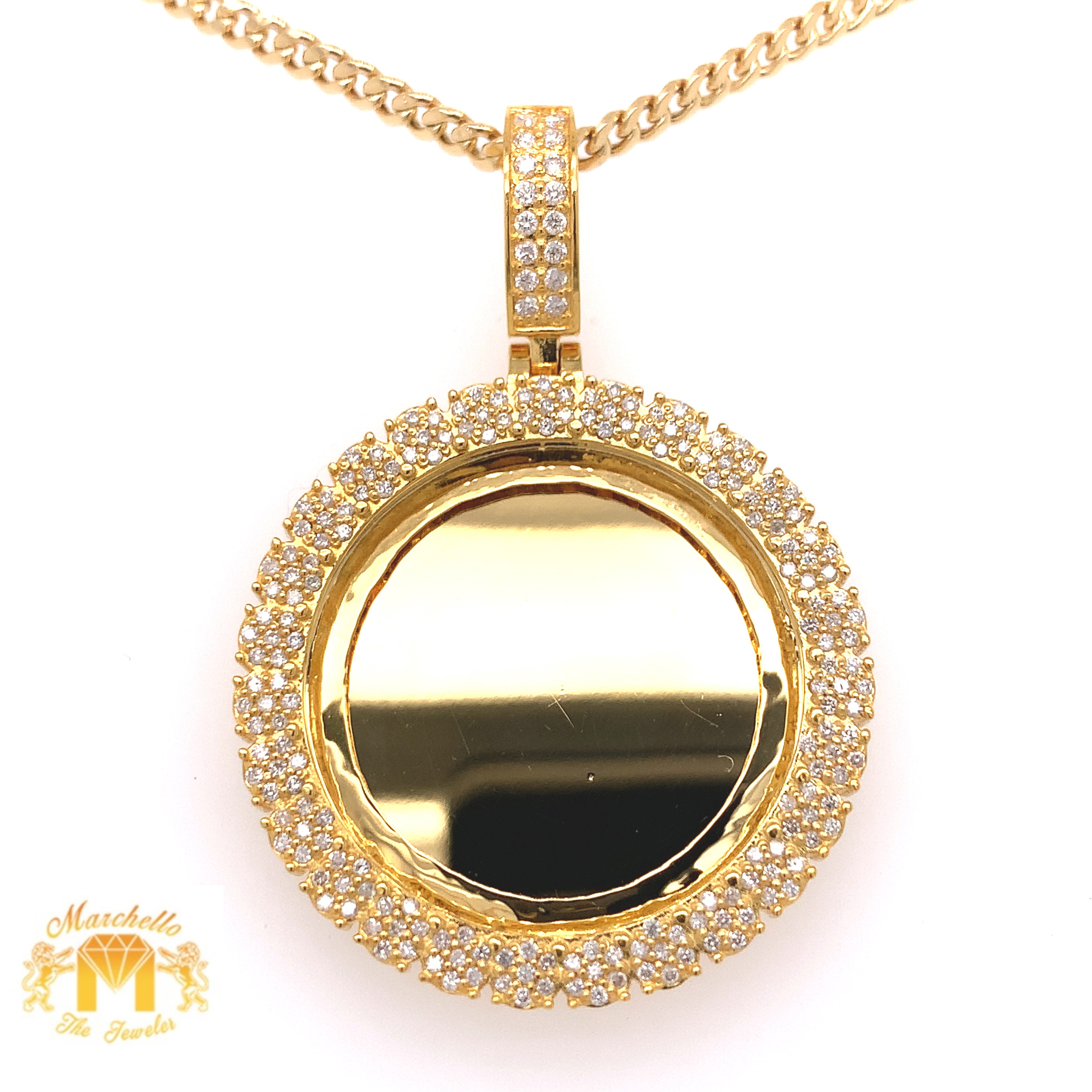 Memory hot sale pendant gold