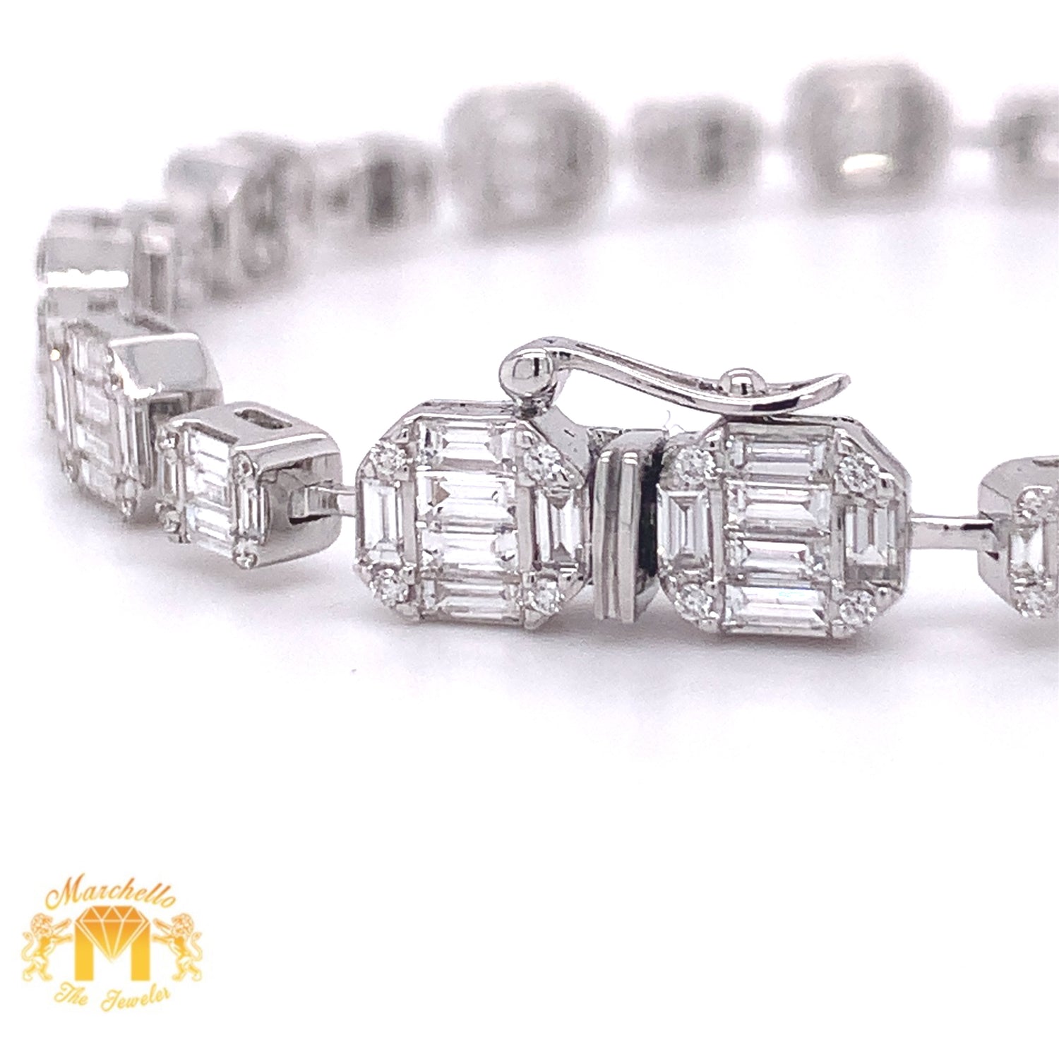 4.44ct Baguette & Round Diamond Ladies' Bracelet (VVS baguettes)