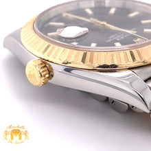 Load image into Gallery viewer, 41mm Rolex Datejust 2 Watch with Two-tone Jubilee Bracelet (fluted bezel, black dial)