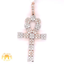 Load image into Gallery viewer, 7ct Diamond and 14k Gold XXL Ankh Pendant