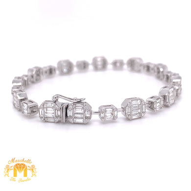 4.44ct Baguette & Round Diamond Ladies' Bracelet (VVS baguettes)