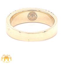 Load image into Gallery viewer, 14k Gold Diamond Band  (4 rows)