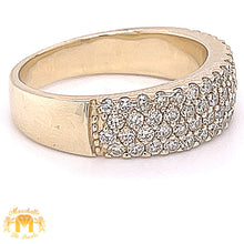 Load image into Gallery viewer, 14k Gold Diamond Band  (4 rows)