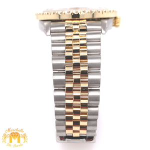 36mm Diamond Rolex Datejust Watch with Two-tone Jubilee Bracelet