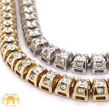 Load image into Gallery viewer, 14k Gold Choker Necklace with Round Diamond