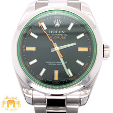 Load image into Gallery viewer, 40mm Rolex Milgauss Watch (with Rolex papers)