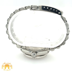 26mm Ladies’ Rolex Datejust Diamond Watch with S/Steel Jubilee Bracelet (black dial)