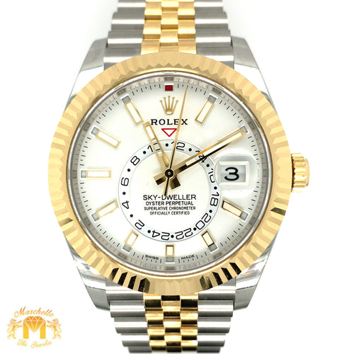 Rolex Sky-dweller Watch with Two-tone Jubilee Bracelet (year 2021, papers)