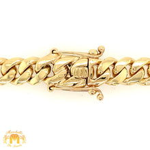 Load image into Gallery viewer, 12mm Yellow Gold Solid Miami Cuban Bracelet VIP