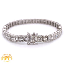 Load image into Gallery viewer, 4.9ct Diamond 14k Gold 5.5mm Strip Bracelet (unisex, choose your color)