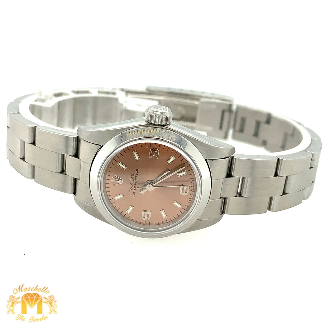 24mm Ladies’ Rolex Oyster Perpetual Stainless Steel Watch