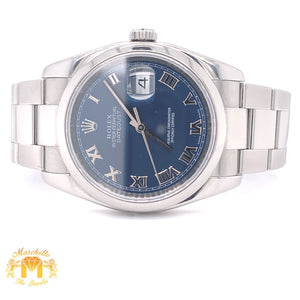 36mm Rolex Datejust Watch with Stainless Steel Oyster Bracelet (newer model)