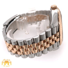 Load image into Gallery viewer, 41mm Rolex Datejust 2 Watch with Two-tone Rose Gold Jubilee Band (fluted bezel, chocolate dial)