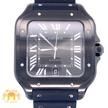 Load image into Gallery viewer, 40mm Santos de Cartier Watch with Rubber Band (papers)