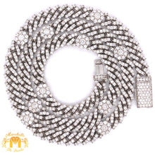 Load image into Gallery viewer, 14k Gold 8.5MM Fancy Miami Cuban Link Diamond Chain (box clasp)
