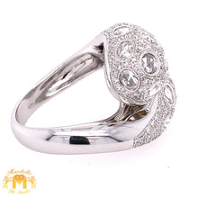 Load image into Gallery viewer, VVS/vs high clarity diamonds set in a 18k White Gold Fancy Ring (limited edition)