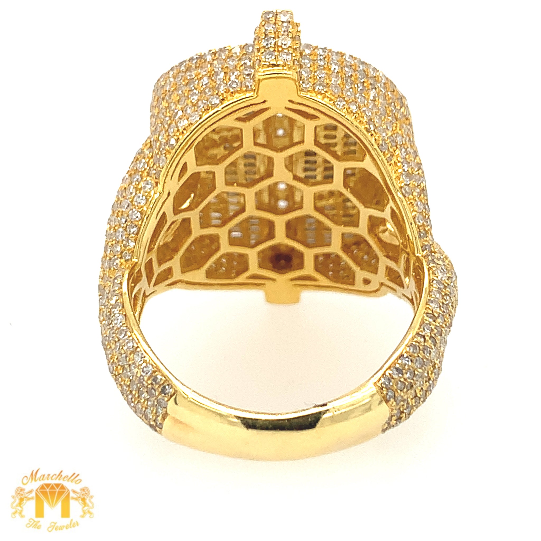 Luxury 3D Face Gold Ring