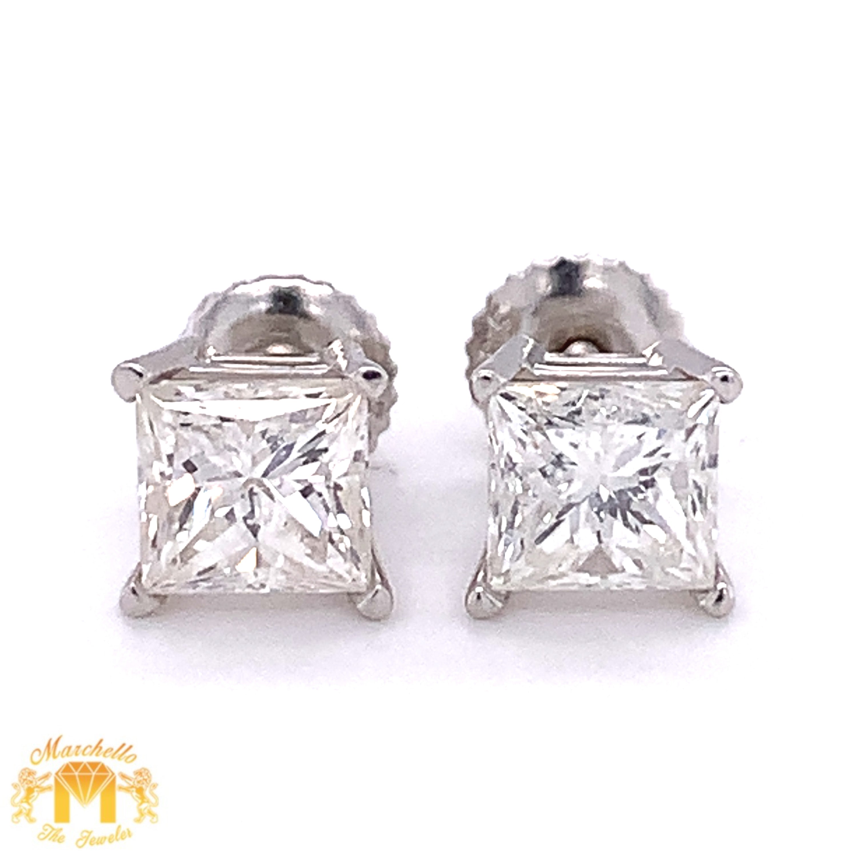 【MEJURI】ボールド スタッカーリング  １４K 関税込 Icebox - 0.50ctw Mosaic Stud Diamond Earrings 14k Solid Gold