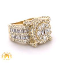 Load image into Gallery viewer, 4ct Baguette and Round Diamond 14k Gold Monster #30 Ring
