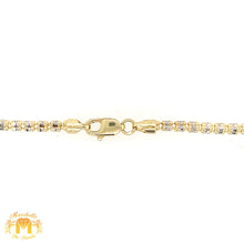 Load image into Gallery viewer, Gold and Diamond Laughing Buddha Pendant and Optional 2mm Ice Link Chain (choose your color)