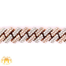 Load image into Gallery viewer, 30.5ct Diamond 14k Two-tone Gold 14.5mm Cuban Link Chain (Diamond Edge, box clasp)