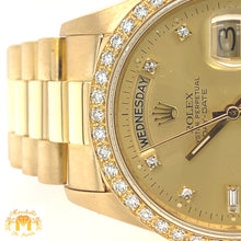 Load image into Gallery viewer, 36mm 18k Gold Rolex Day Date Presidential Watch (factory parts head-to-toe)