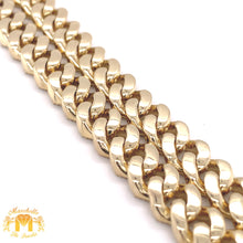 Load image into Gallery viewer, 6.95ct Diamond and Yellow Gold 10.5MM Solid Miami Cuban Link Chain (box clasp)