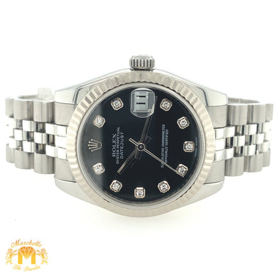 31mm Rolex Datejust Watch with Stainless Steel Jubilee Bracelet