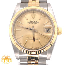 Load image into Gallery viewer, 31mm Rolex Datejust Watch with Two-tone Jubilee Bracelet (newer model, tuxedo dial)