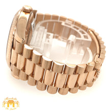 Load image into Gallery viewer, 41mm Rolex Day Date II Presidential Watch with Rose Gold Oyster Bracelet (chocolate dial)