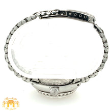 Load image into Gallery viewer, 26mm Ladies’ Rolex Date Diamond Watch with Stainless Steel Jubilee Bracelet (custom diamond bezel)