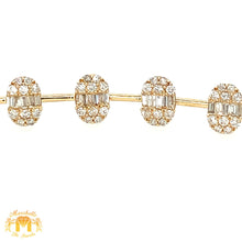 Load image into Gallery viewer, 14k White Gold Ladies’ Ovals on a String Diamond Bracelet (choose your color)