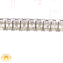 Load image into Gallery viewer, 9.40ct Diamond 14k White Gold Tennis Bracelet (VS clarity diamonds)