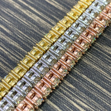 Load image into Gallery viewer, 14k Gold Tennis Diamond Chain (15 pointers)