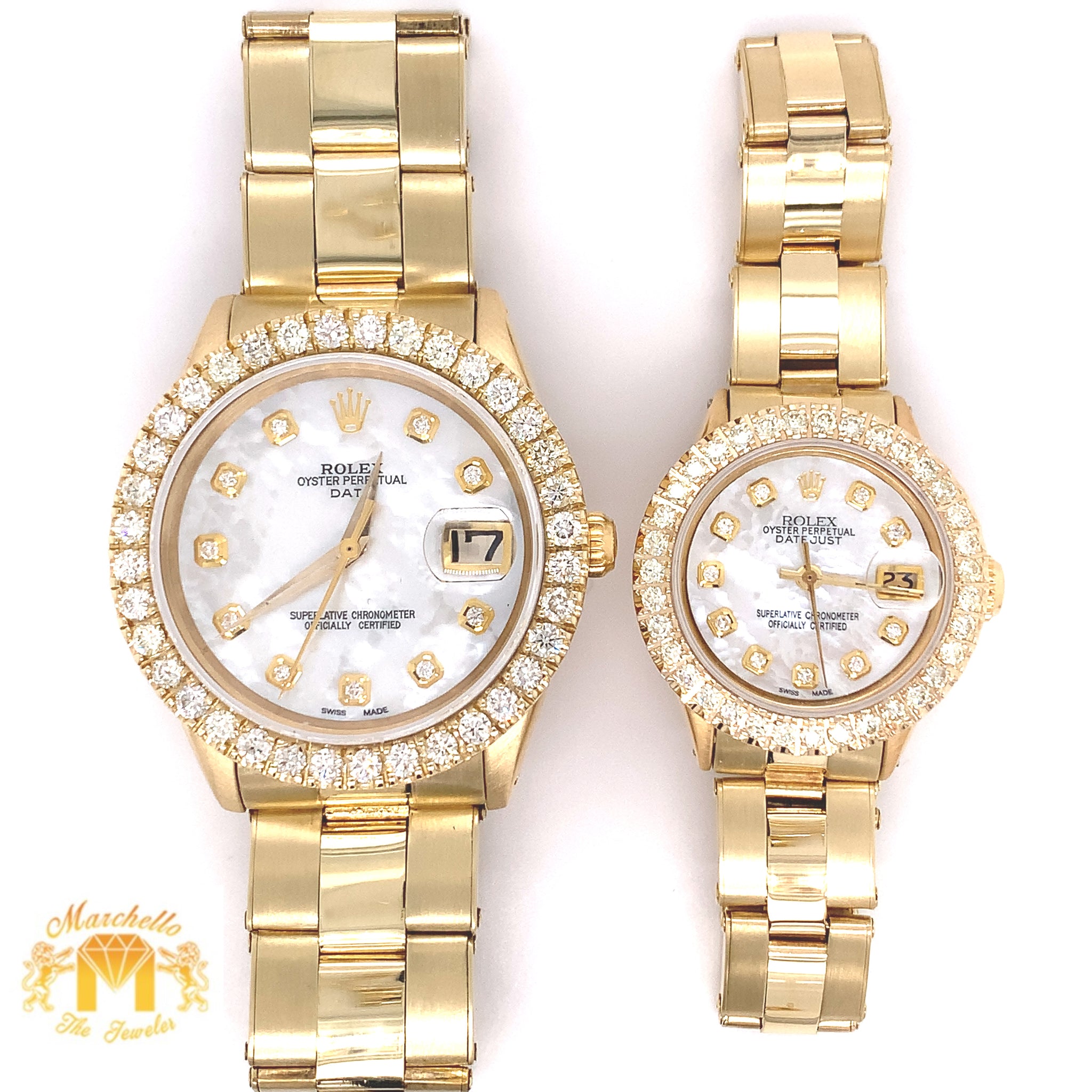 His and hers gold rolex Clearance