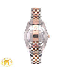 Load image into Gallery viewer, Rolex 2021 Datejust 2 Watch with Two-tone Rose Gold Jubilee Band Smooth Bezel (41 mm, no diamonds on dial, Papers)