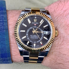 Load image into Gallery viewer, Rolex Sky-dweller Watch with Two-tone Oyster Bracelet (year 2020, Rolex papers)