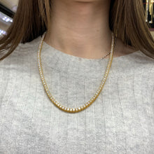 Load image into Gallery viewer, 35ct Diamond 14k Gold Tennis Chain (25 pointers)