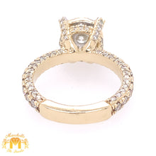 Load image into Gallery viewer, 14k Gold 2-piece Bridal Set with round Diamond (high rise)