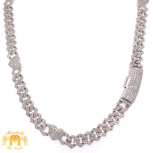 Load image into Gallery viewer, 6ct Diamond 10k Gold 7MM Miami Cuban Heart Chain (solid, banana clasp, choose your color)